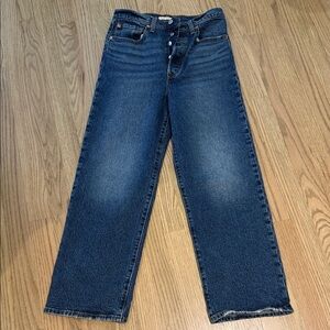Levi’s Ribcage Straight Ankle denim size 27